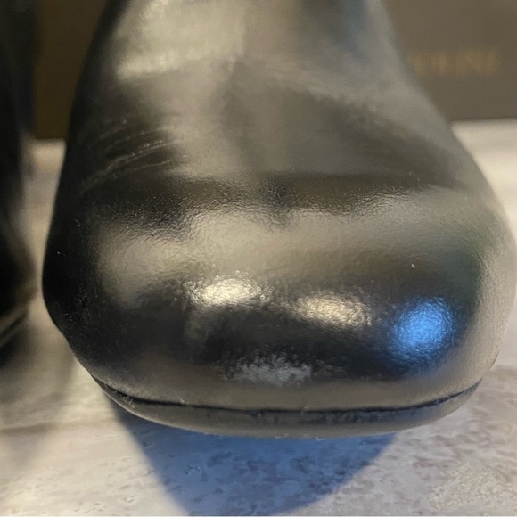 Enzo Angiolini Black Leather Ankle Boots‎ with Heel NWOT size 8.5 M - Picture 5 of 9